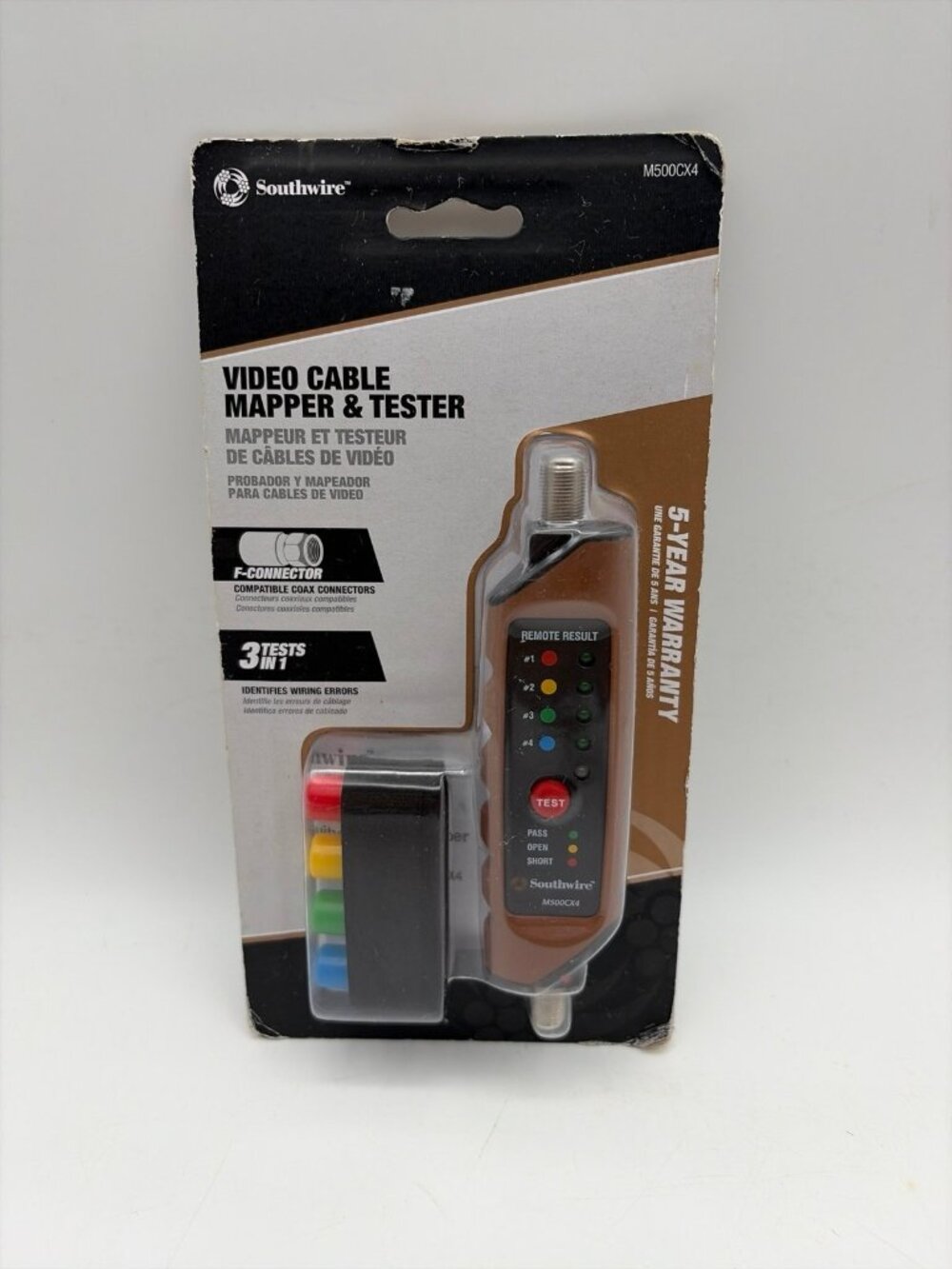 Southwire Video Cable Mapper & Tester 3 Tests In 1 M500CX4  Brand New Sealed